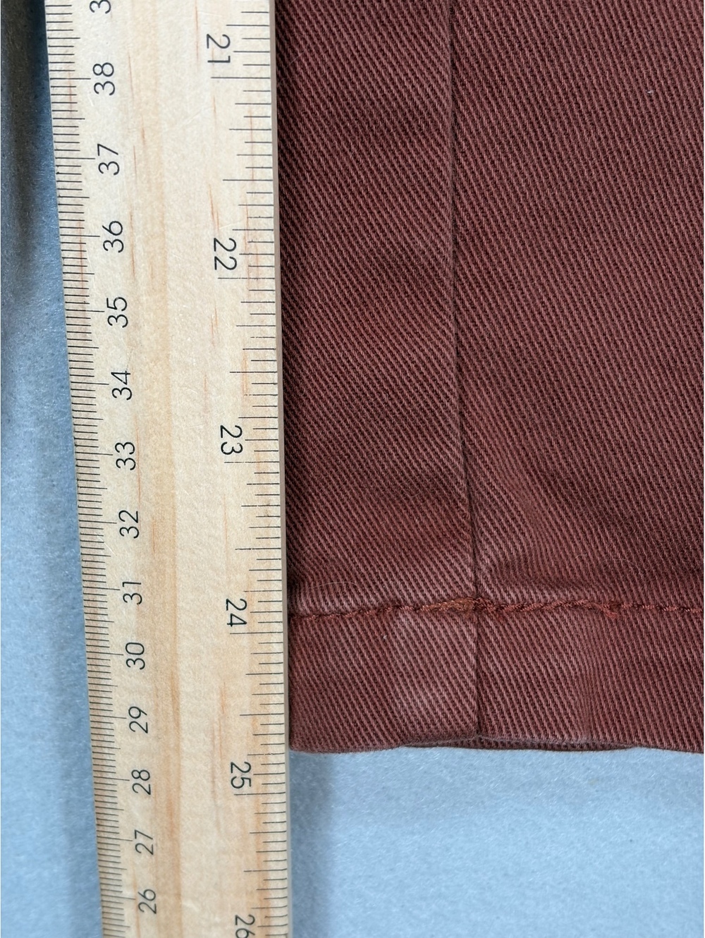 Everlane The Utility Barrel Pant Rosewood Rust Brown Size 4 Fall Viral High Rise - Picture 12 of 12